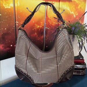 Ralph Lauren Houndstooth Shoulderbag